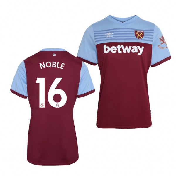 Women's West Ham United Mark Noble 19-20 Home Jersey