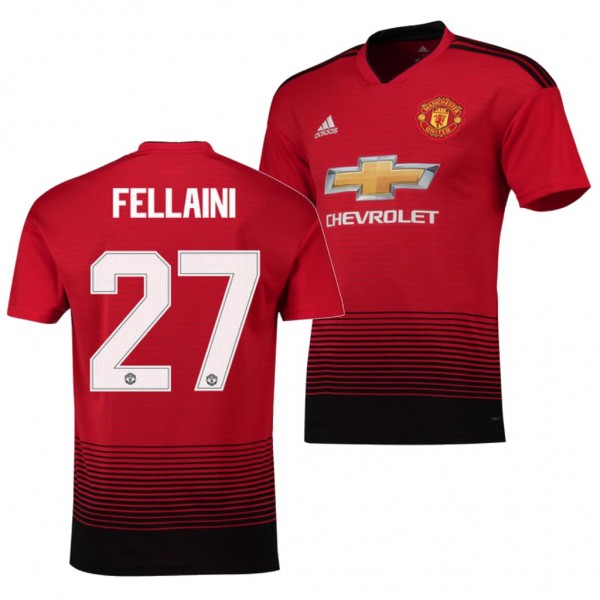 Men's Manchester United Marouane Fellaini Jersey Cup Red