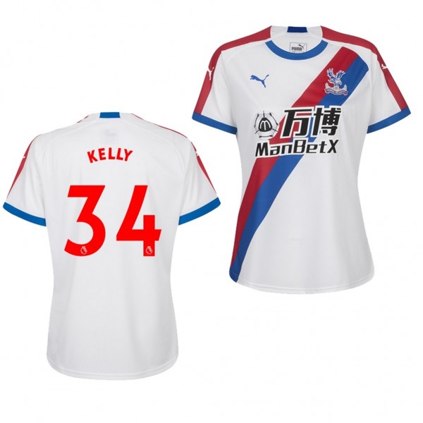 Women's Away Crystal Palace Martin Kelly Jersey White