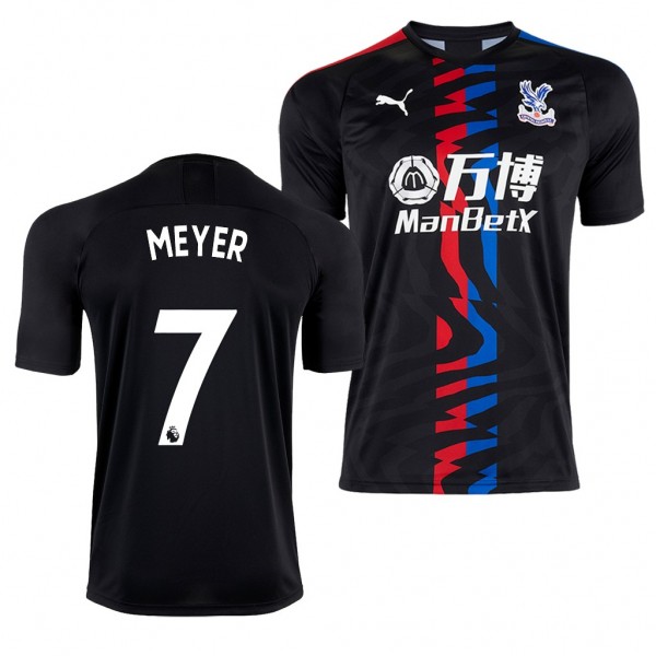 Men's Crystal Palace Max Meyer Away Black Jersey 19-20