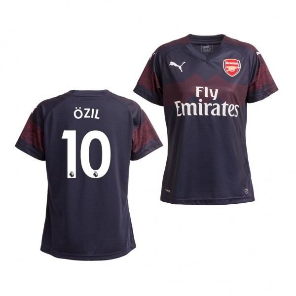 Women's Away Arsenal Mesut Ozil Jersey Navy