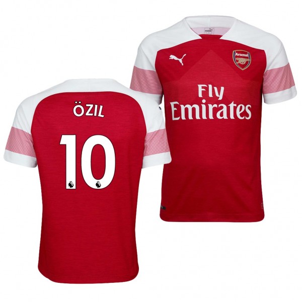 Men's Arsenal Home Mesut Ozil Jersey Red