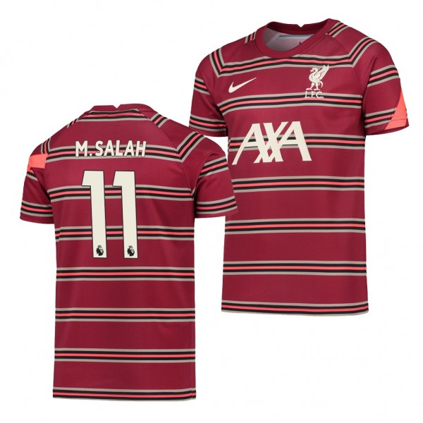 Youth Mohamed Salah Liverpool Pre-Match Jersey Red