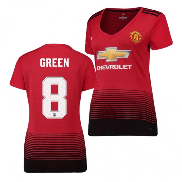 Men's Manchester United Mollie Green 18-19 FA Championship Red Jersey