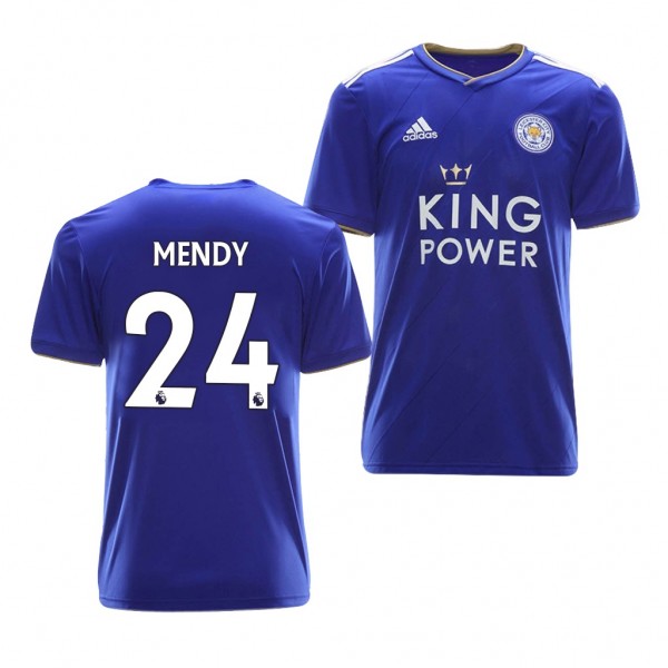 Men's Leicester City Home Nampalys Mendy Jersey Royal