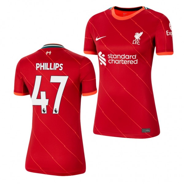 Women's Nathaniel Phillips Jersey Liverpool Home Red Replica 2021-22