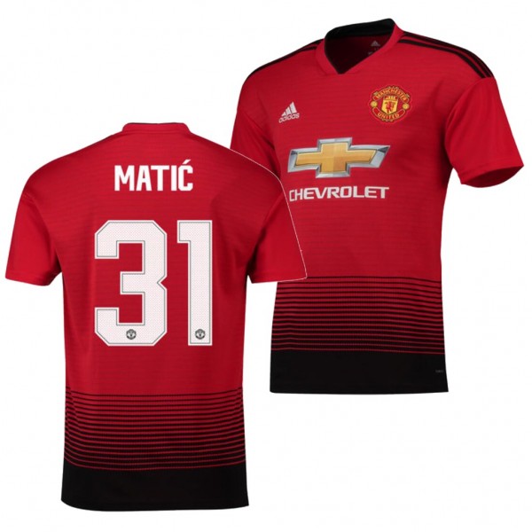 Men's Manchester United Nemanja Matic Jersey Cup Red