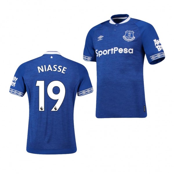 Men's Everton Home Oumar Niasse Jersey Blue