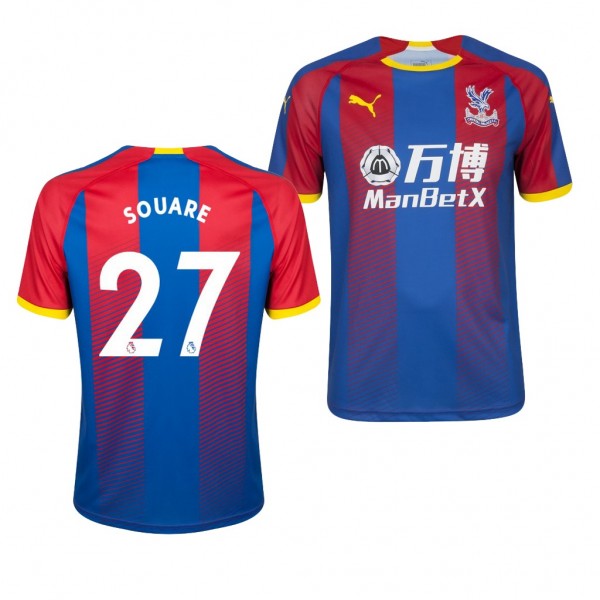 Men's Crystal Palace Home Pape Souare Jersey Blue Red