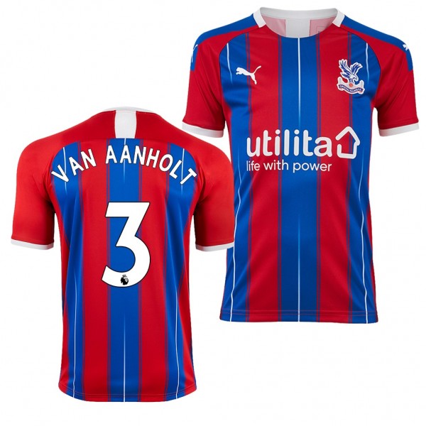 Youth Crystal Palace Patrick Van Aanholt Jersey Home 19-20 Short Sleeve