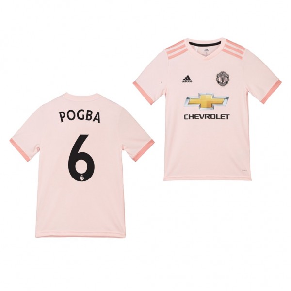 Youth Away Manchester United Paul Pogba Jersey Pink