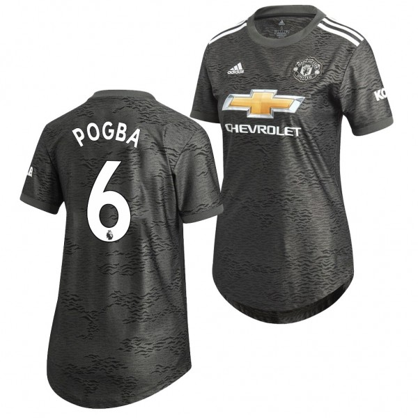Men's Paul Pogba Jersey Manchester United Black Away Short Sleeve