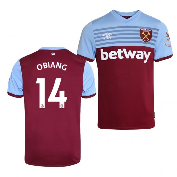 Men's West Ham United Pedro Obiang 19-20 Home Jersey