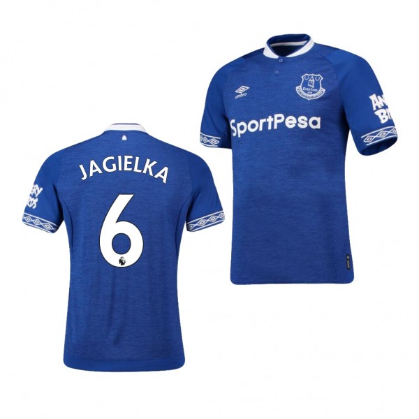 Men's Everton Home Phil Jagielka Jersey Blue