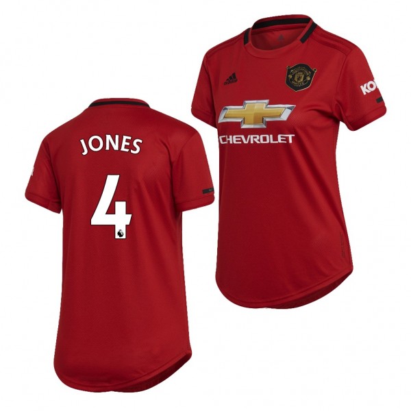 Women's Manchester United Phil Jones Jersey 19-20 Red