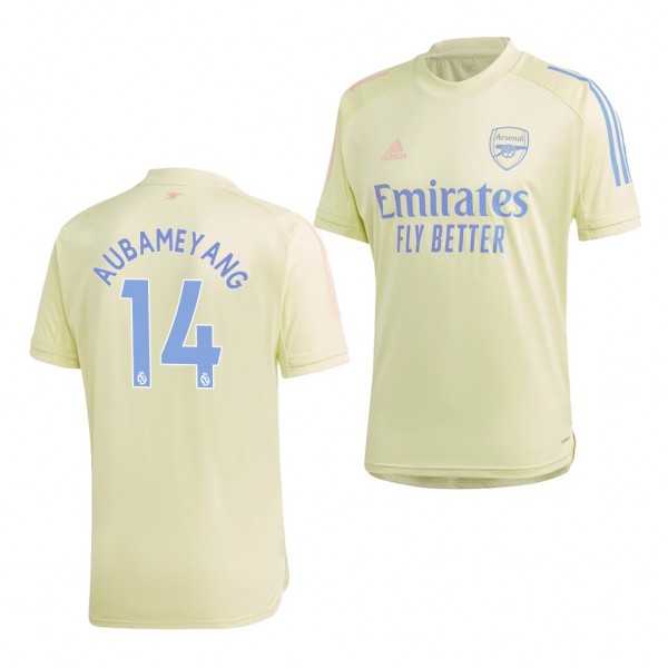 Men's Pierre-Emerick Aubameyang Arsenal Training Jersey Yellow