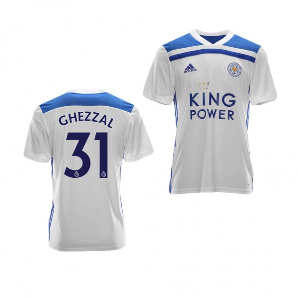 Men's Third Leicester City Rachid Ghezzal Jersey White