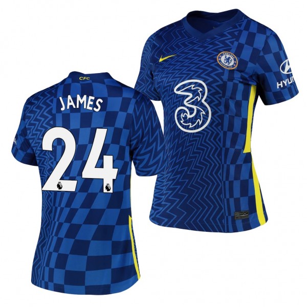 Women's Reece James Jersey Chelsea Home Blue 2021-22