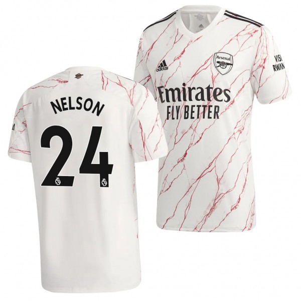 Men's Reiss Nelson Jersey Arsenal Away