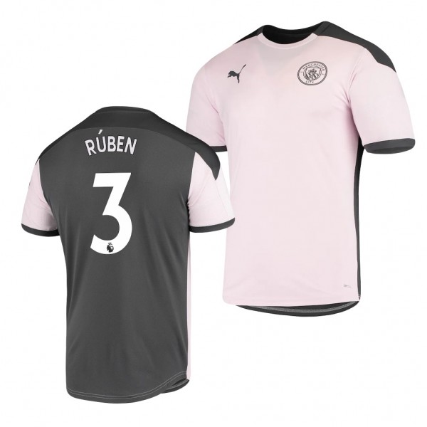 Men's Ruben Dias Manchester City Training Jersey Pink 2020-21