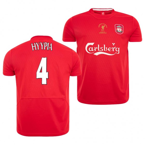 Men's Liverpool Sami Hyypia Istanbul 2005 Jersey