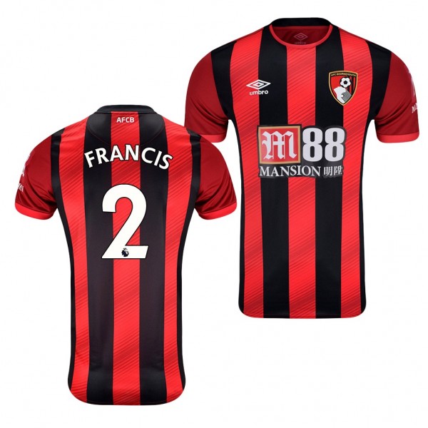 Men's AFC Bournemouth Simon Francis 19-20 Home Official Jersey