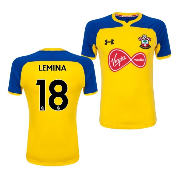 Men's Southampton Mario Lemina Away Yellow Jersey