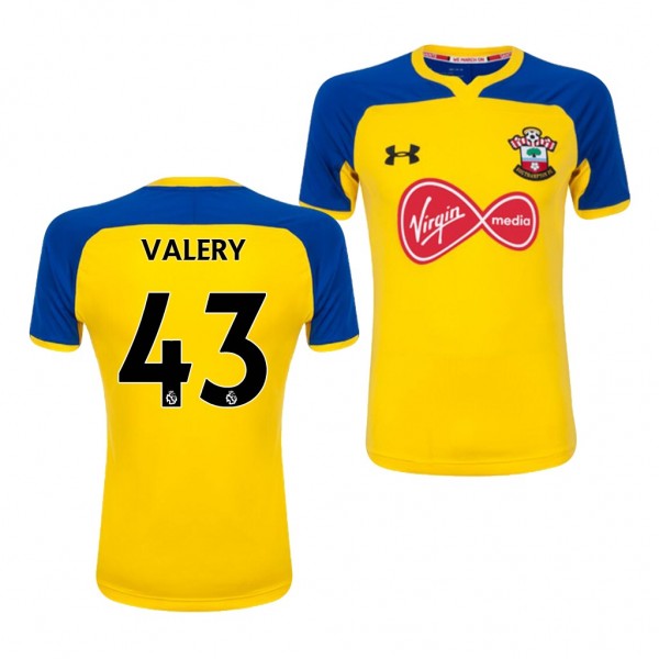 Men's Southampton Yan Valery Away Yellow Jersey