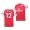 Men's Arsenal Replica Stephan Lichtsteiner Jersey Red
