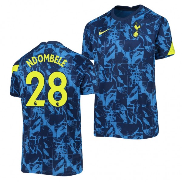 Youth Tanguy Ndombele Tottenham Hotspur Pre-Match Jersey Blue