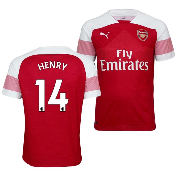 Men's Arsenal Home Thierry Henry Jersey Red