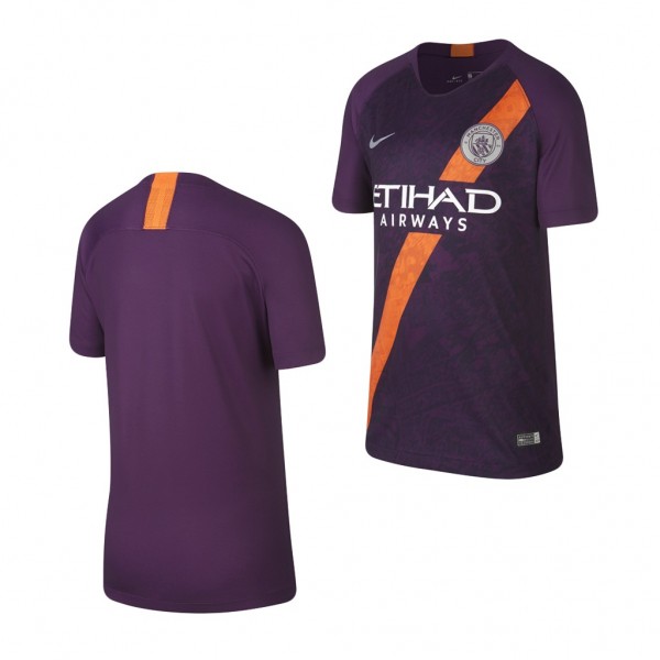 Youth Third Manchester City Jersey Purple