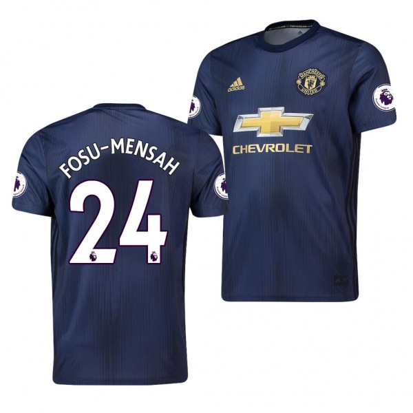 Men's Third Manchester United Timothy Fosu-Mensah Navy Jersey