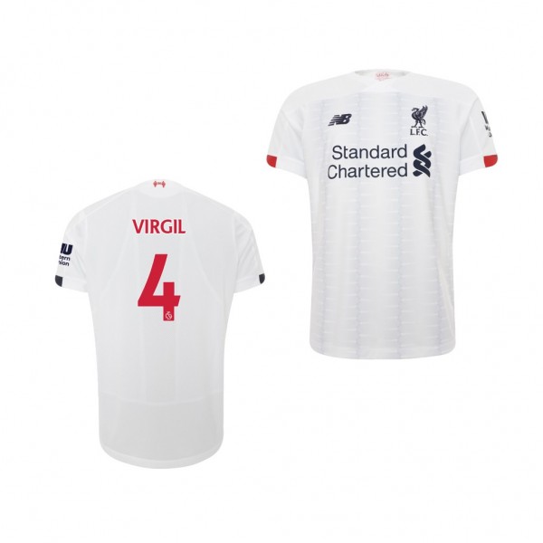 Men's Liverpool Virgil Van Dijk 19-20 Away Road Jersey
