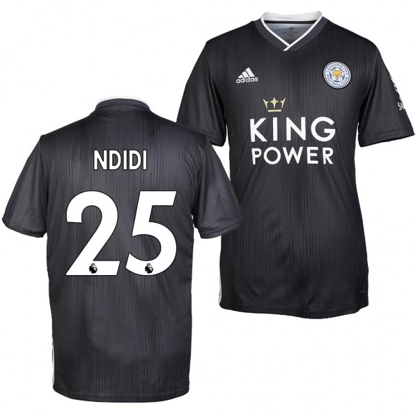 Men's Leicester City Wilfred Ndidi Jersey Third 19-20 Black
