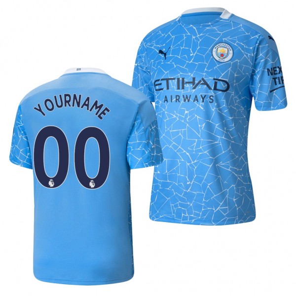 Men's Yourname Jersey Manchester City Home