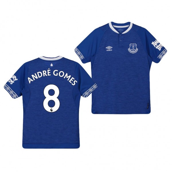 Men's Everton Andre Gomes Official Jersey Home