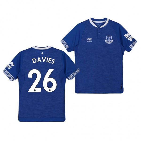Men's Everton Tom Davies Official Jersey Home