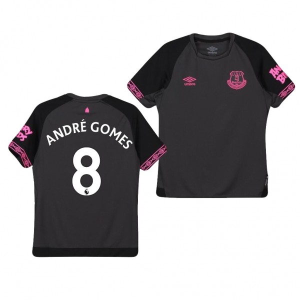 Men's Everton Andre Gomes Official Jersey Away