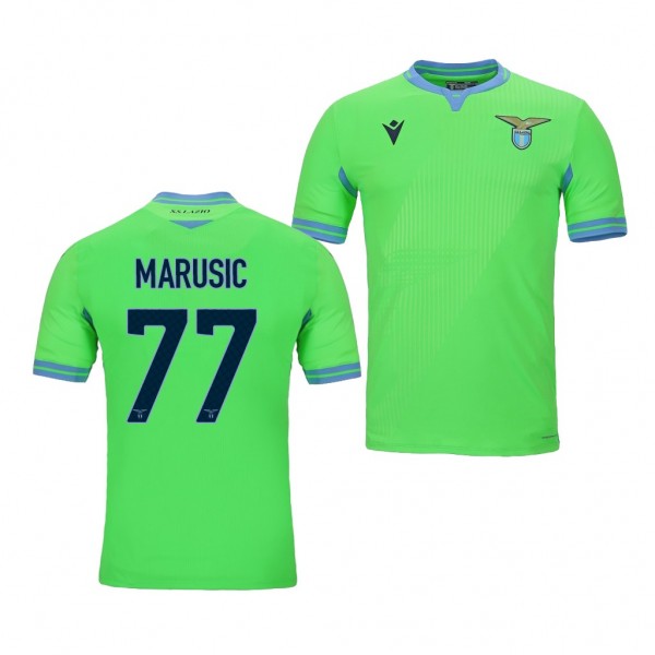Men's Adam Marusic Lazio Away Jersey Green
