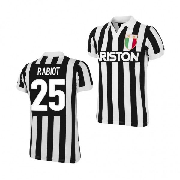 Men's Adrien Rabiot Juventus Home Jersey Black White