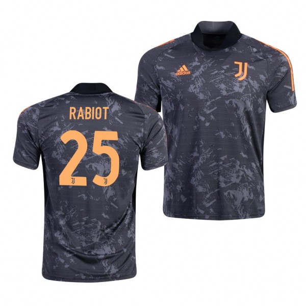 Men's Adrien Rabiot Juventus Training Jersey Gray 2020-21