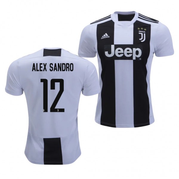 Men's Juventus Authentic Alex Sandro Jersey Home