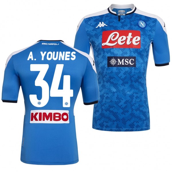 Men's SSC Napoli Amin Younes Home Jersey