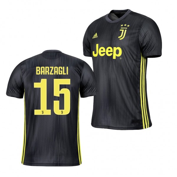 Men's Third Juventus Andrea Barzagli Jersey