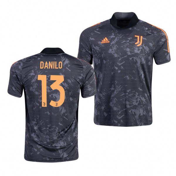 Men's Danilo Juventus Training Jersey Gray 2020-21