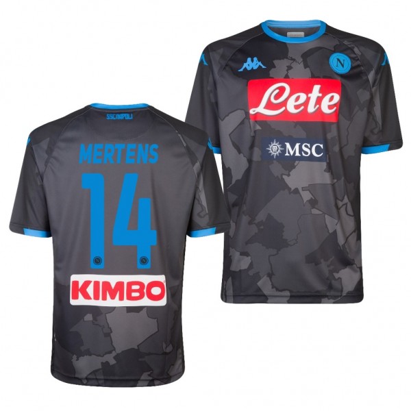 Youth Napoli Dries Mertens Jersey Fourth Camo District 19-20