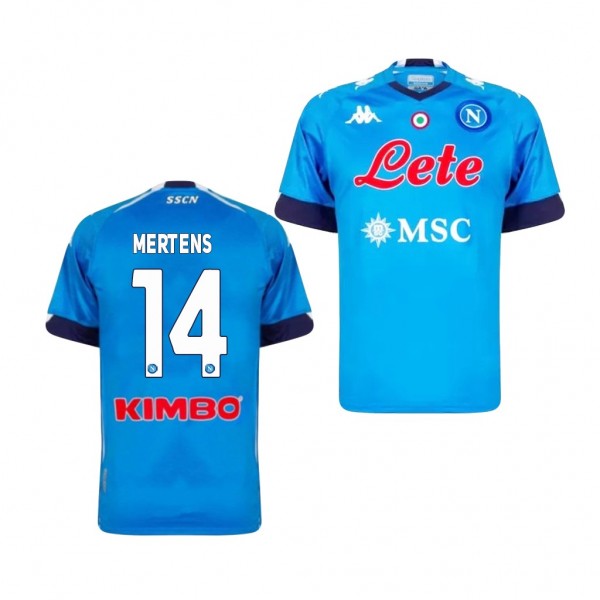 Men's Dries Mertens SSC Napoli Home Jersey Blue 2020-21 Replica