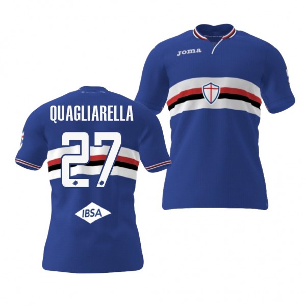 Men's Sampdoria Home Fabio Quagliarella Jersey