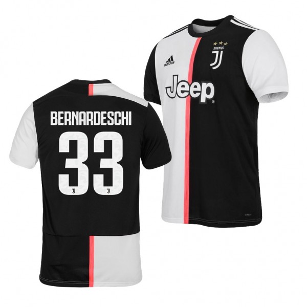 Men's Juventus Federico Bernardeschi 19-20 Home White Black Jersey Cheap